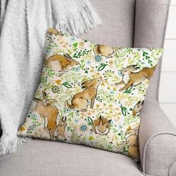 Easter Decorations>Kirklands Home Playful Pastel Bunny Outdoor Pillow