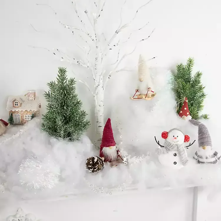 Christmas Decorations>Kirklands Home Plush Sledding Gnomes, Set of 3