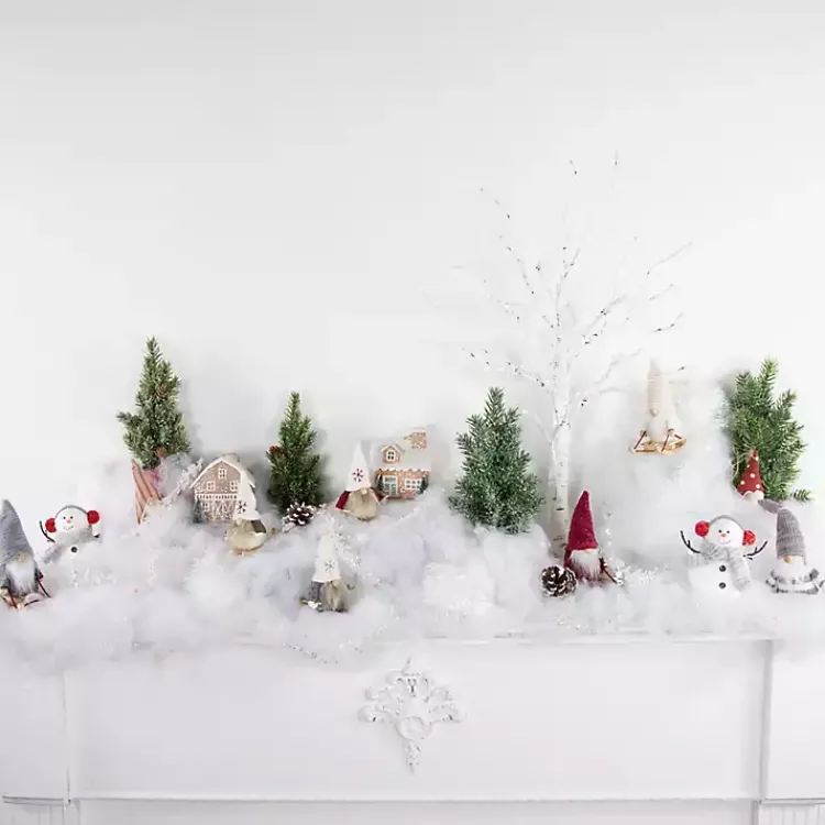 Christmas Decorations>Kirklands Home Plush Sledding Gnomes, Set of 3