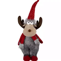 Christmas Decorations>Kirklands Home Plush Standing Moose Decoration