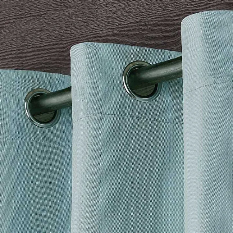 Kirklands Home Pool Biscayne Curtain Panel Set, 96 in. Blue New