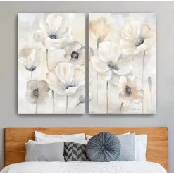 Kirklands Home Poppy Garden Landscape Canvas Art Prints, 32x48 Discount