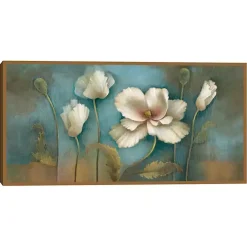 Kirklands Home Poppy Melody Framed Canvas Art Print New