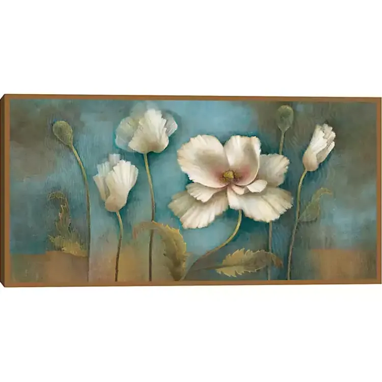 Kirklands Home Poppy Melody Framed Canvas Art Print New