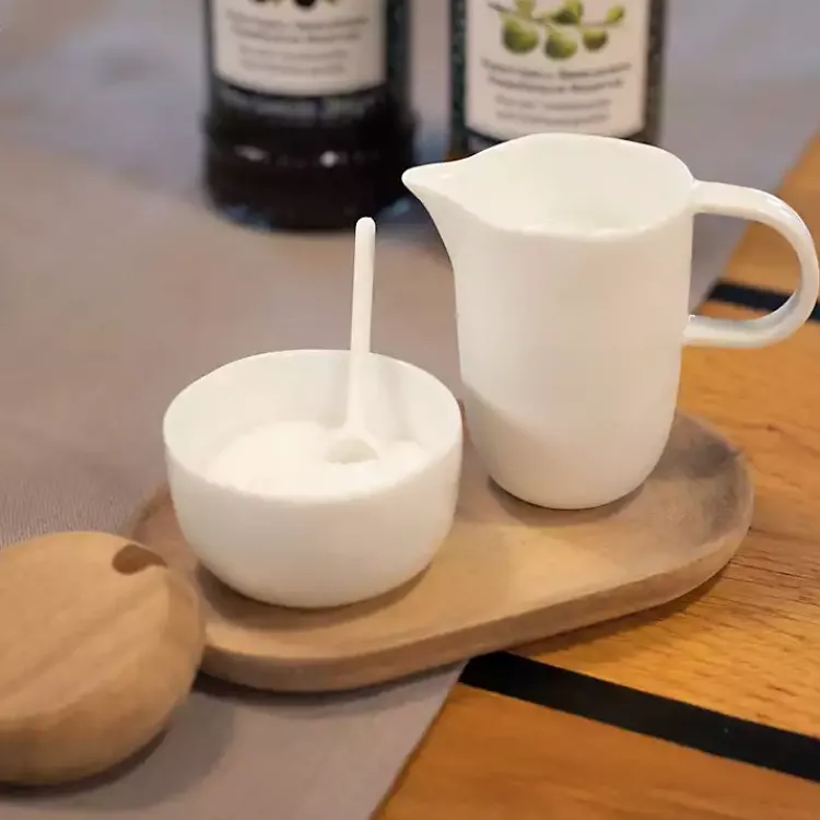 Kirklands Home Porcelain 3-pc. Cream and Sugar Set Clearance