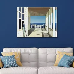 Kirklands Home Porch Shadows Framed Canvas Art Print
