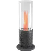 Kirklands Home Portable Tabletop Fireplace on Black Base