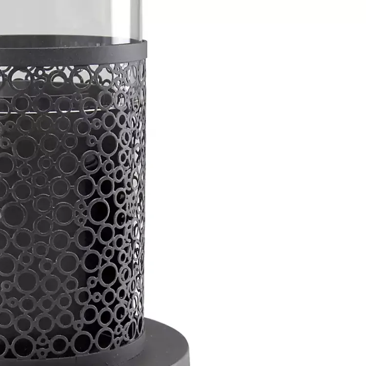 Kirklands Home Portable Tabletop Fireplace on Black Base