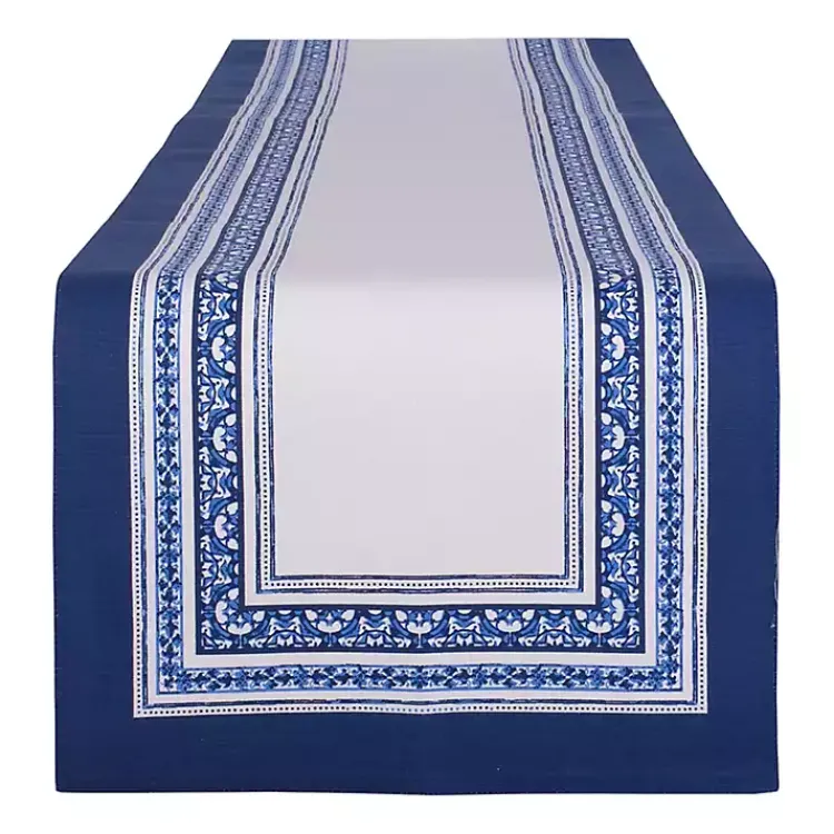 Kirklands Home Porto Stripe Table Runner, 72 in. Discount