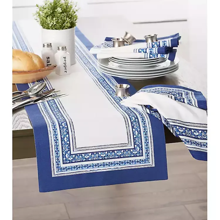 Kirklands Home Porto Stripe Table Runner, 72 in. Discount