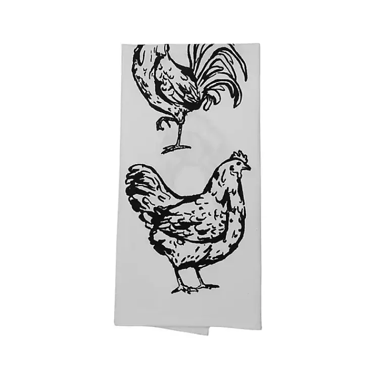 Kirklands Home Portrait Farm Animals Kitchen Towels, Set of 3 New