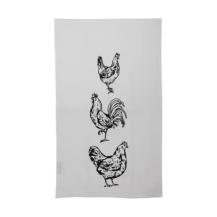 Kirklands Home Portrait Farm Animals Kitchen Towels, Set of 3 New
