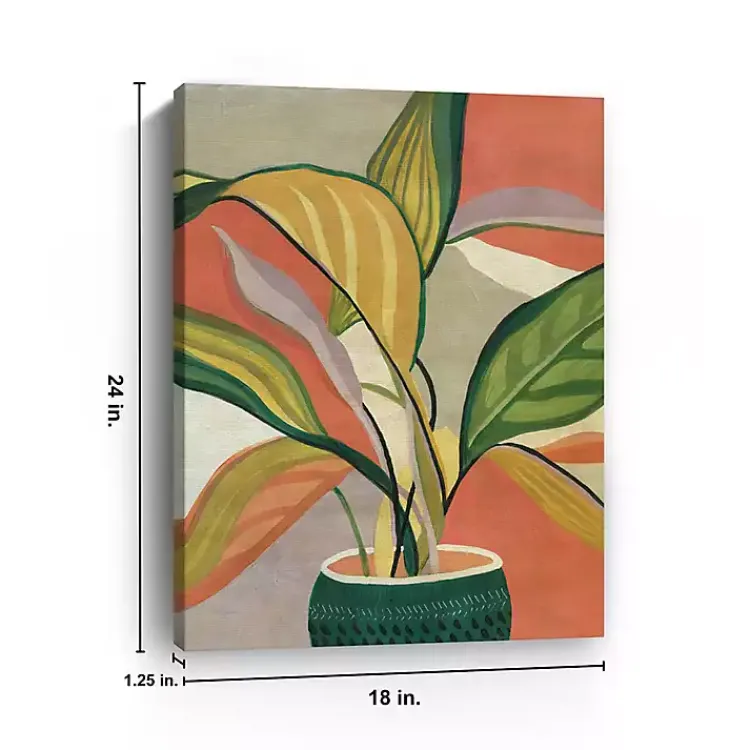 Kirklands Home Potted Bird of Paradise Giclee Canvas Art Print Hot