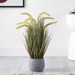 Trees & Topiaries>Kirklands Home Prairie Grass in Pot