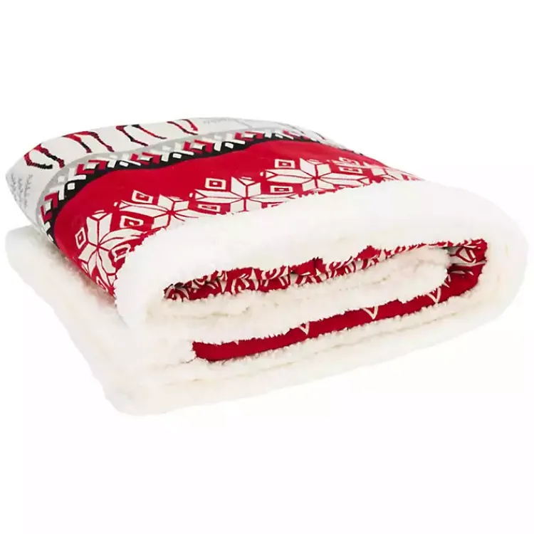 Blankets & Throws>Kirklands Home Prancer Nordic Print Throw