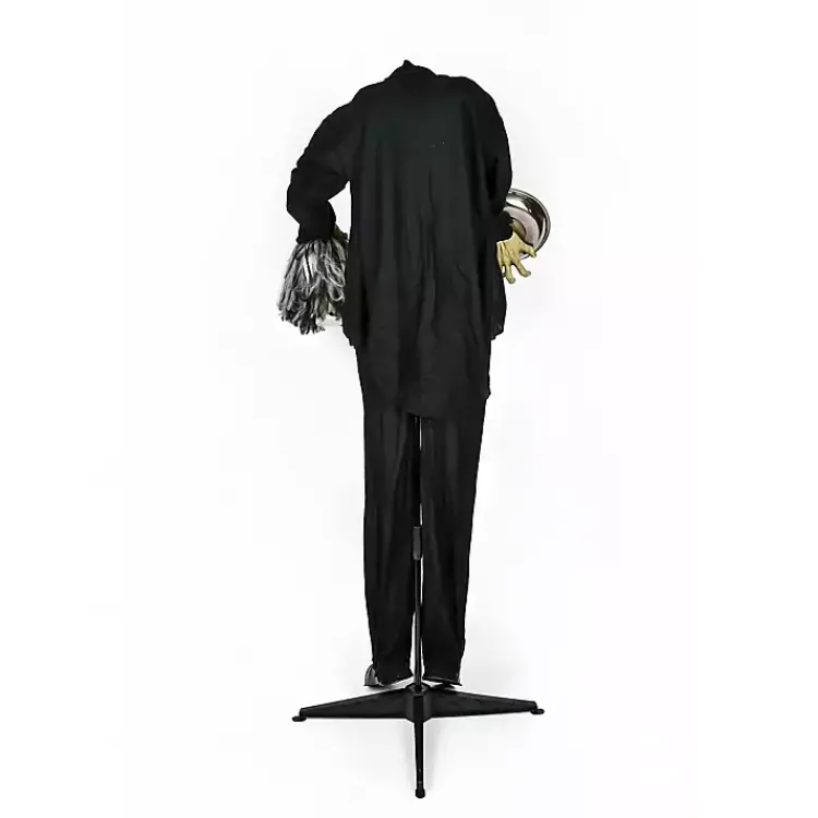 Halloween>Kirklands Home Pre-Lit Animated Headless Man Outdoor Decoration Black