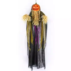 Halloween>Kirklands Home Pre-Lit Animated Scarecrow Outdoor Decoration