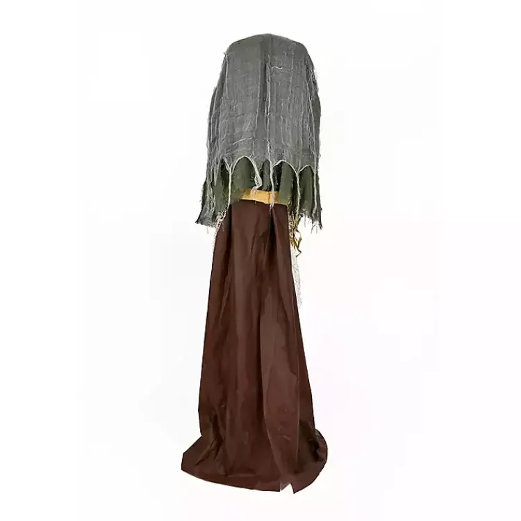 Halloween>Kirklands Home Pre-Lit Animated Shrouded Witch Outdoor Decoration