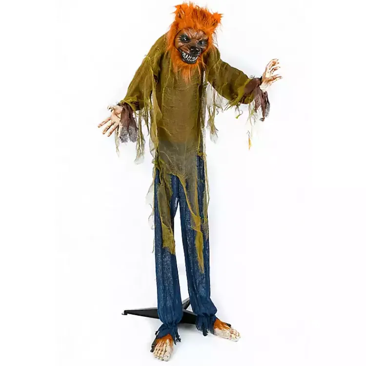 Halloween>Kirklands Home Pre-Lit Animated Werewolf Outdoor Decoration