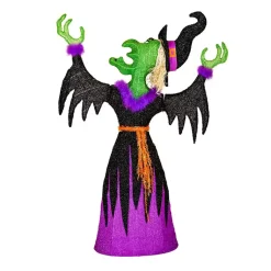 Halloween>Kirklands Home Pre-Lit Cackling Witch Outdoor Decoration