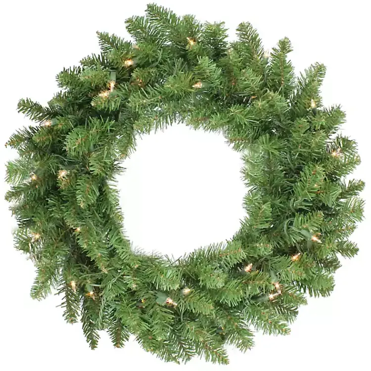 Christmas Wreaths>Kirklands Home Pre-lit Eastern Pine Wreath