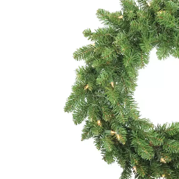 Christmas Wreaths>Kirklands Home Pre-lit Eastern Pine Wreath
