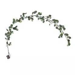Arrangements & Greenery>Kirklands Home Pre-Lit Eucalyptus Battery Operated Garland Green