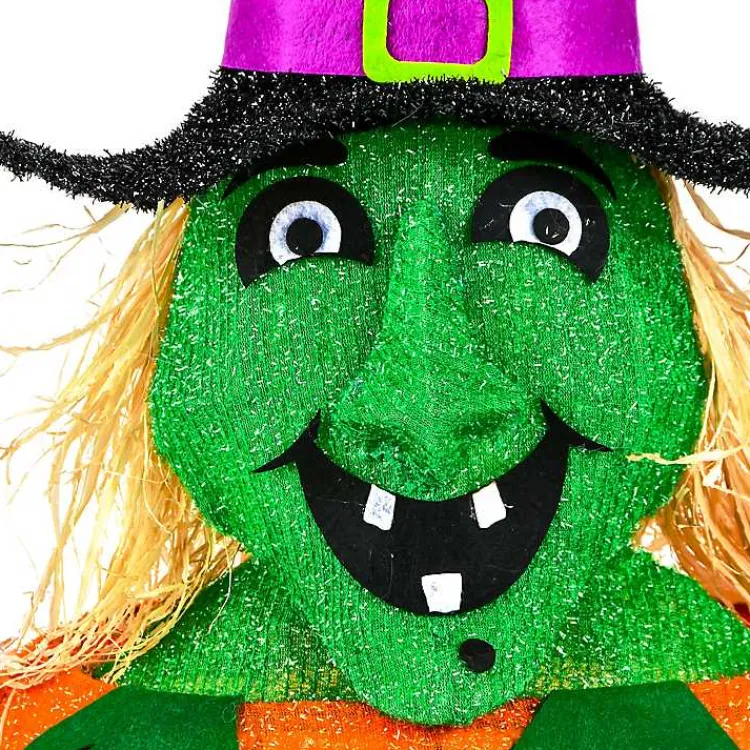 Halloween>Kirklands Home Pre-lit Jack O Lantern Witch Outdoor Decoration