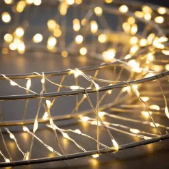 Christmas Wreaths>Kirklands Home Pre-Lit Metallic Christmas Wreath Silver