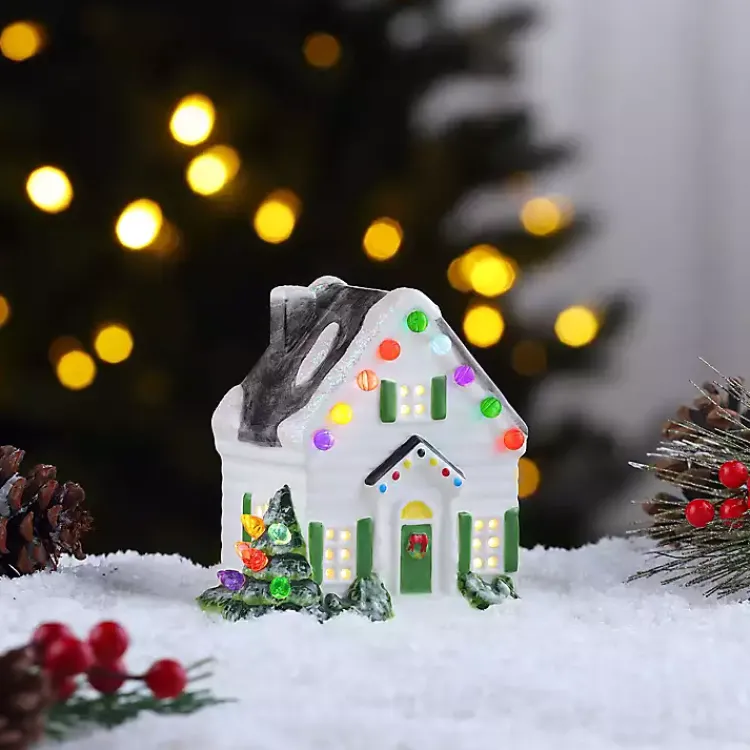 Christmas Decorations>Kirklands Home Pre-Lit Nostalgic Christmas Village House