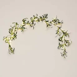 Arrangements & Greenery>Kirklands Home Pre-Lit Olive Branch Battery Operated Garland Green