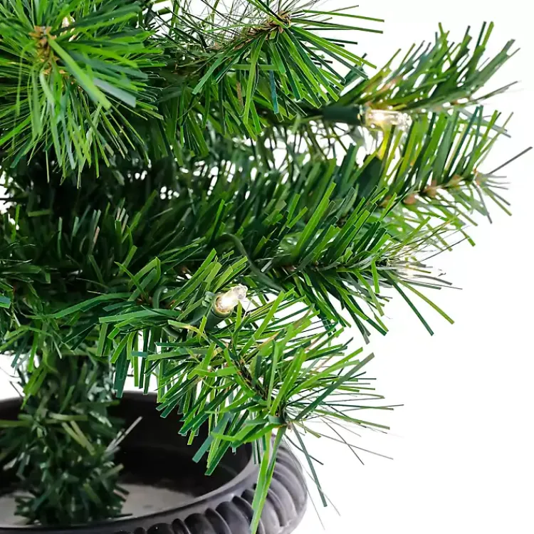 Christmas Arrangements & Garland>Kirklands Home Pre-Lit 3-pc. Christmas ery Set Green