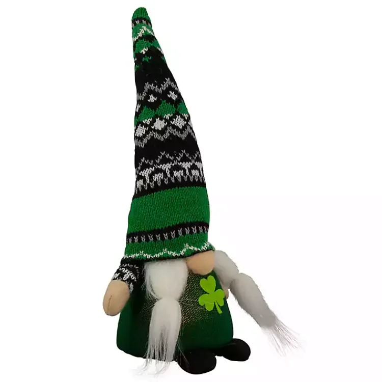 St Patricks Day Decorations>Kirklands Home Pre-Lit St. Patrick's Day Girl Gnome Figurine