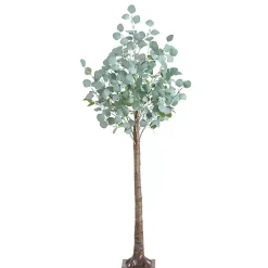 Trees & Topiaries>Kirklands Home Pre-Lit Warm LED Eucalyptus Plant, 5 ft.