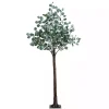 Trees & Topiaries>Kirklands Home Pre-Lit Warm LED Eucalyptus Plant, 6 ft.