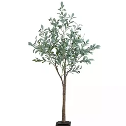 Trees & Topiaries>Kirklands Home Pre-Lit Warm LED Olive Tree, 5 ft.