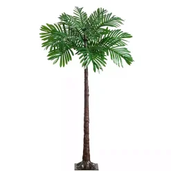 Trees & Topiaries>Kirklands Home Pre-Lit Warm LED Palm Tree, 4 ft.