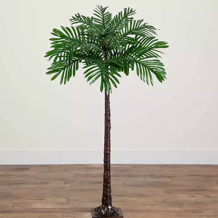 Trees & Topiaries>Kirklands Home Pre-Lit Warm LED Palm Tree, 4 ft.