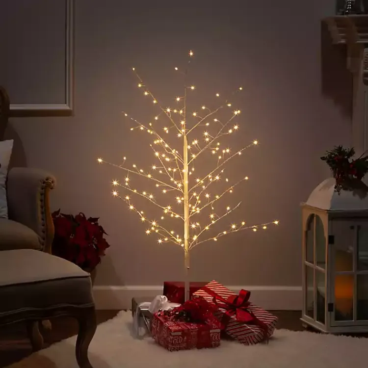 Christmas Trees>Kirklands Home Pre-Lit White Branches Christmas Tree, 47 in.