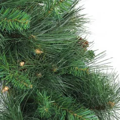 Wreaths>Kirklands Home Pre-Lit White Valley Pine Wreath Green