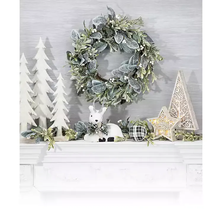Christmas Decorations>Kirklands Home Pre-Lit Wood A-Frame Tree White