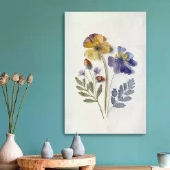 Kirklands Home Pressed Flower Memories III Canvas Art Print Best