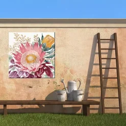 Kirklands Home Protea Floral Outdoor Canvas Art Print Hot