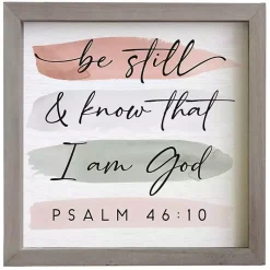 Kirklands Home Psalm 46:10 Wall Plaque Best