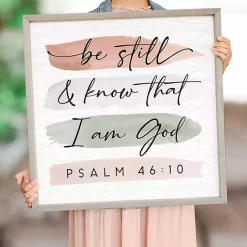 Kirklands Home Psalm 46:10 Wall Plaque Best