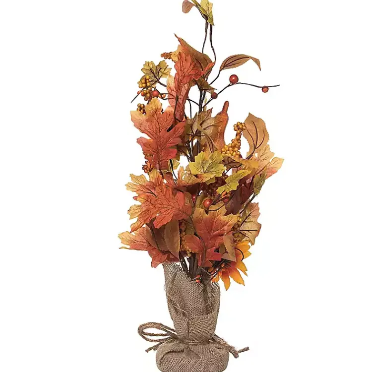 Fall>Kirklands Home Pumpkin and Sunflower Harvest Arrangement