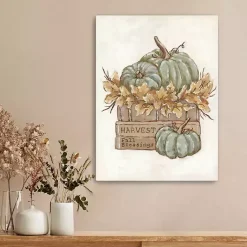 Fall>Kirklands Home Pumpkin Book Stack Canvas Art Print