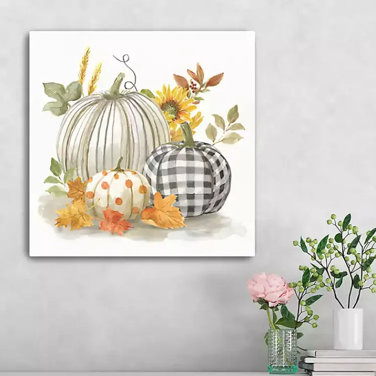 Fall>Kirklands Home Pumpkin Décor I Canvas Art Print, 20x20