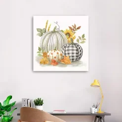 Fall>Kirklands Home Pumpkin Décor I Canvas Art Print, 30x30