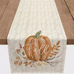 Kirklands Home Pumpkin Fall Ya'll Harvest Table Runner Sale